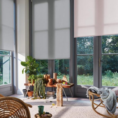 Cortinas enrollables de ventana de filtrado de luz gran persiana de ventana  - Cortinas screen cortinas roller blackout